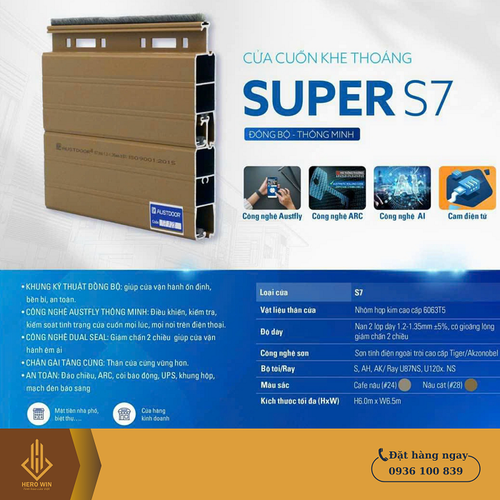 Cửa cuốn AUSTDOOR SUPER S7